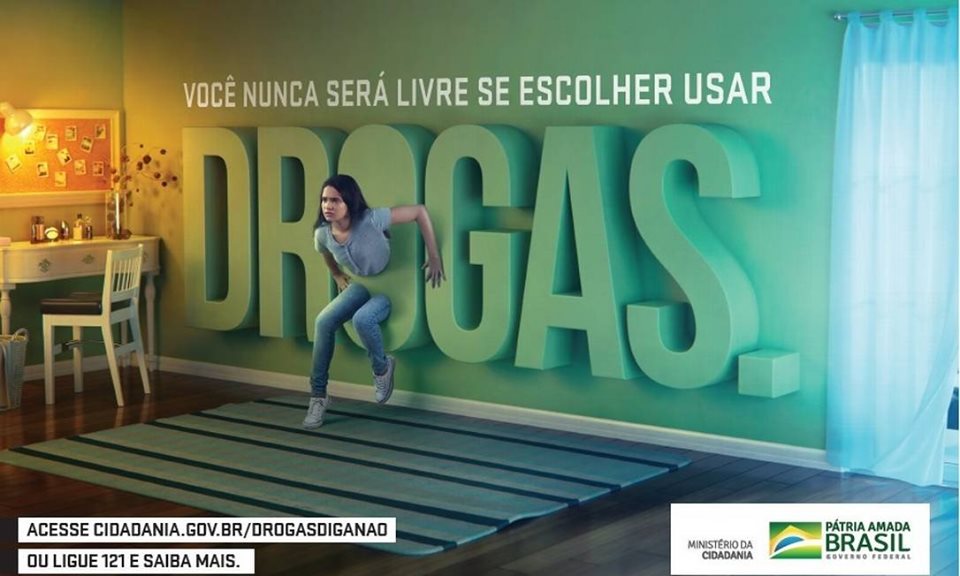 Faça parte da luta contra as drogas divulgando a campanha e ajudando  a conscientizar mais pessoas.